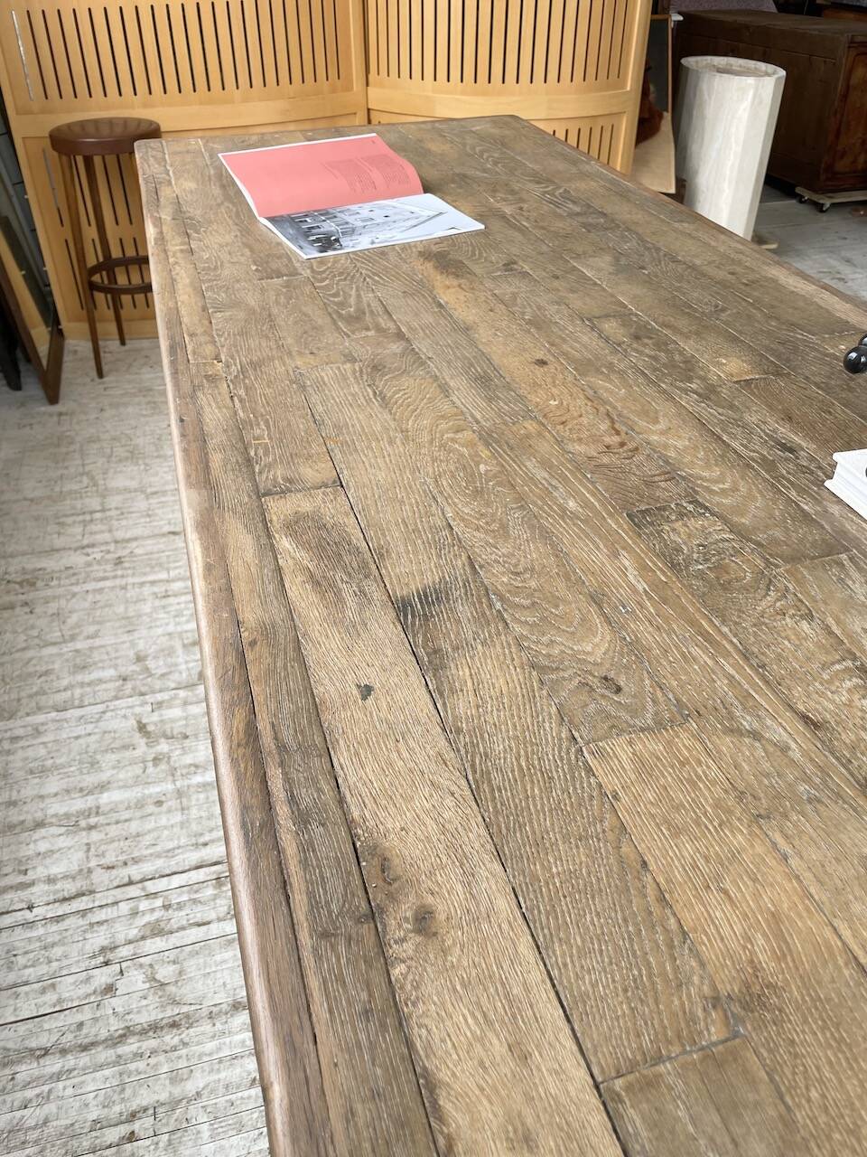 Comptoir en chêne XXL 260 cm