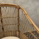 Baby rattan cradle, 1960s
