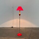 French vintage floor lamp by Olivier Villatte, 1980s.