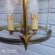 Bronze and brass lantern in Empire style - 4,400 kg!