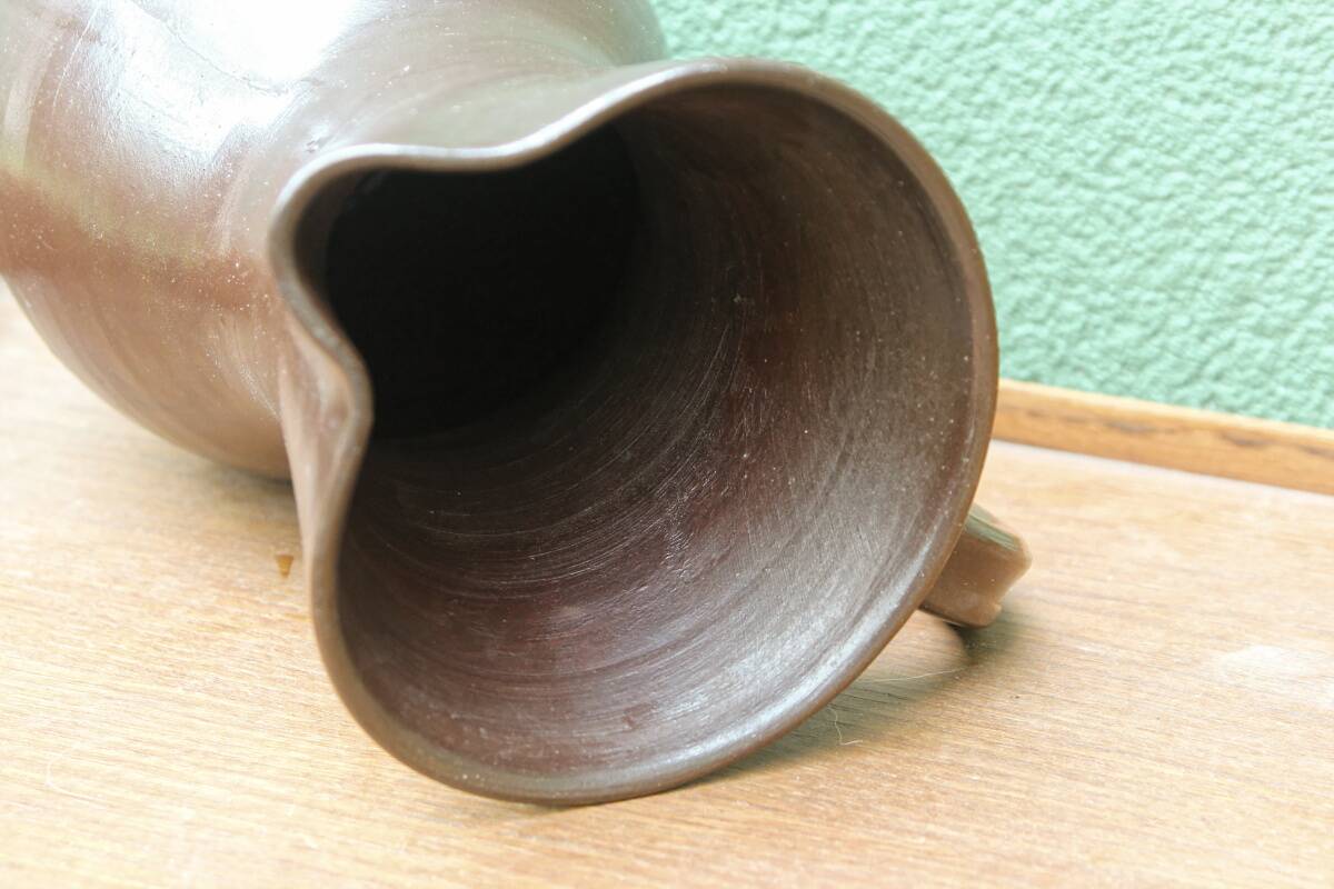 Large stoneware carafe