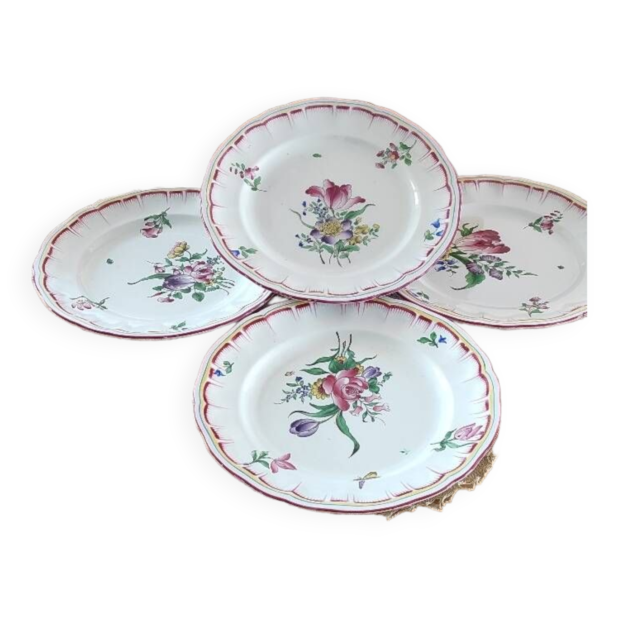 Assiettes a dessert Lunéville