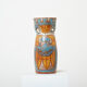 Rare glazed ceramic vase signed Accolay Maya collection around 1950