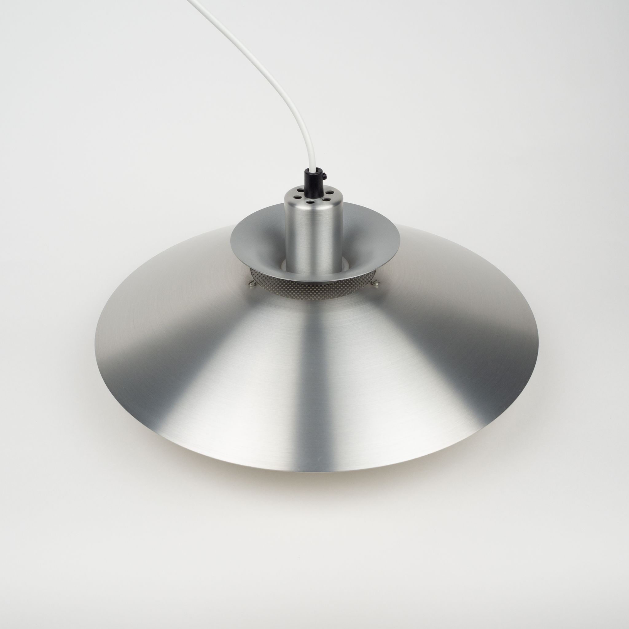 Pair of Danish vintage pendant lamps Volga by Kurt Wiborg, Jeka, 1980s