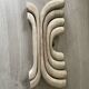 Scandinavian wooden chandelier with 8 branches