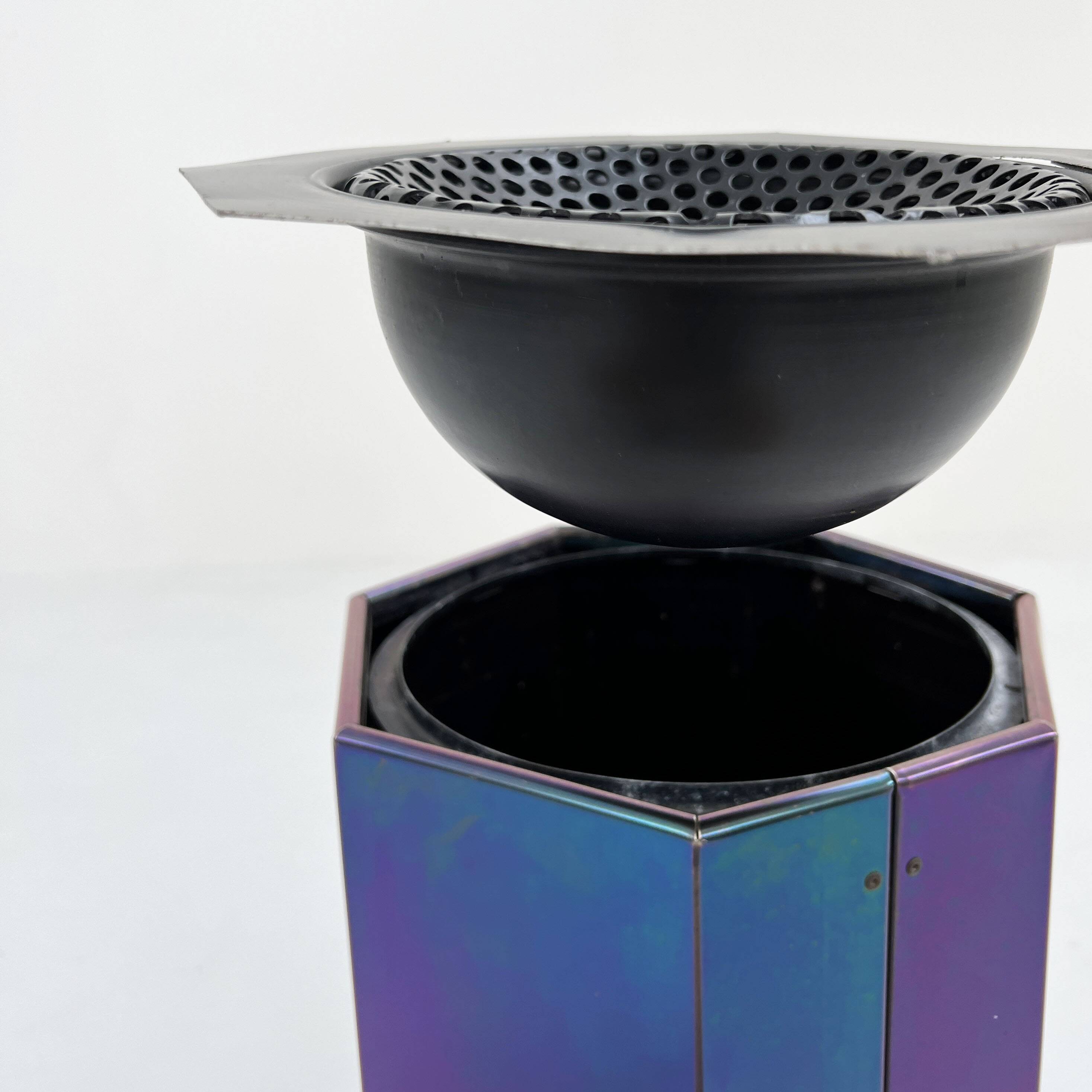 Polygonon standing ashtray by Tobia & Afra Scarpa for Benetton, 1980
