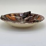 Jaseba tray, majolica, glazed ceramic, germany 1970s