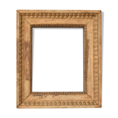 Small rectangular golden mirror 40x35 cm