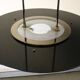 Suspension moderniste en verre, 70's