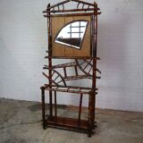 Antique bamboo hall stand