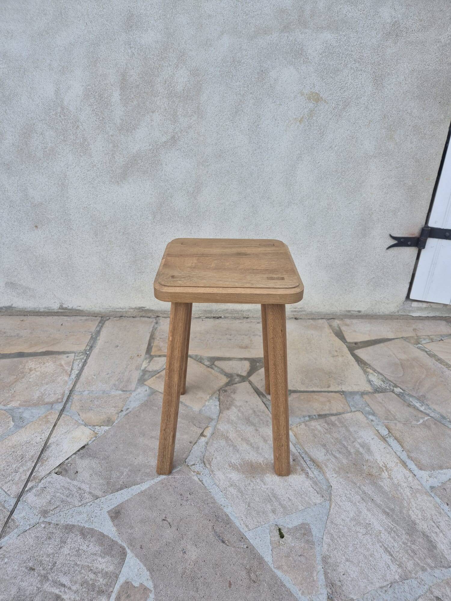 Antique solid wood stool
