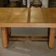 Table art déco en chêne par Léon et Maurice Jallot 1940’s