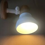 Set of 2 pine wall lights from the 80s