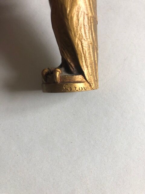 Napoleonic eagle sculpture in gilded bronze