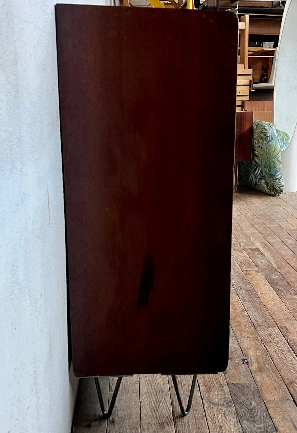 Vintage shoe cabinet