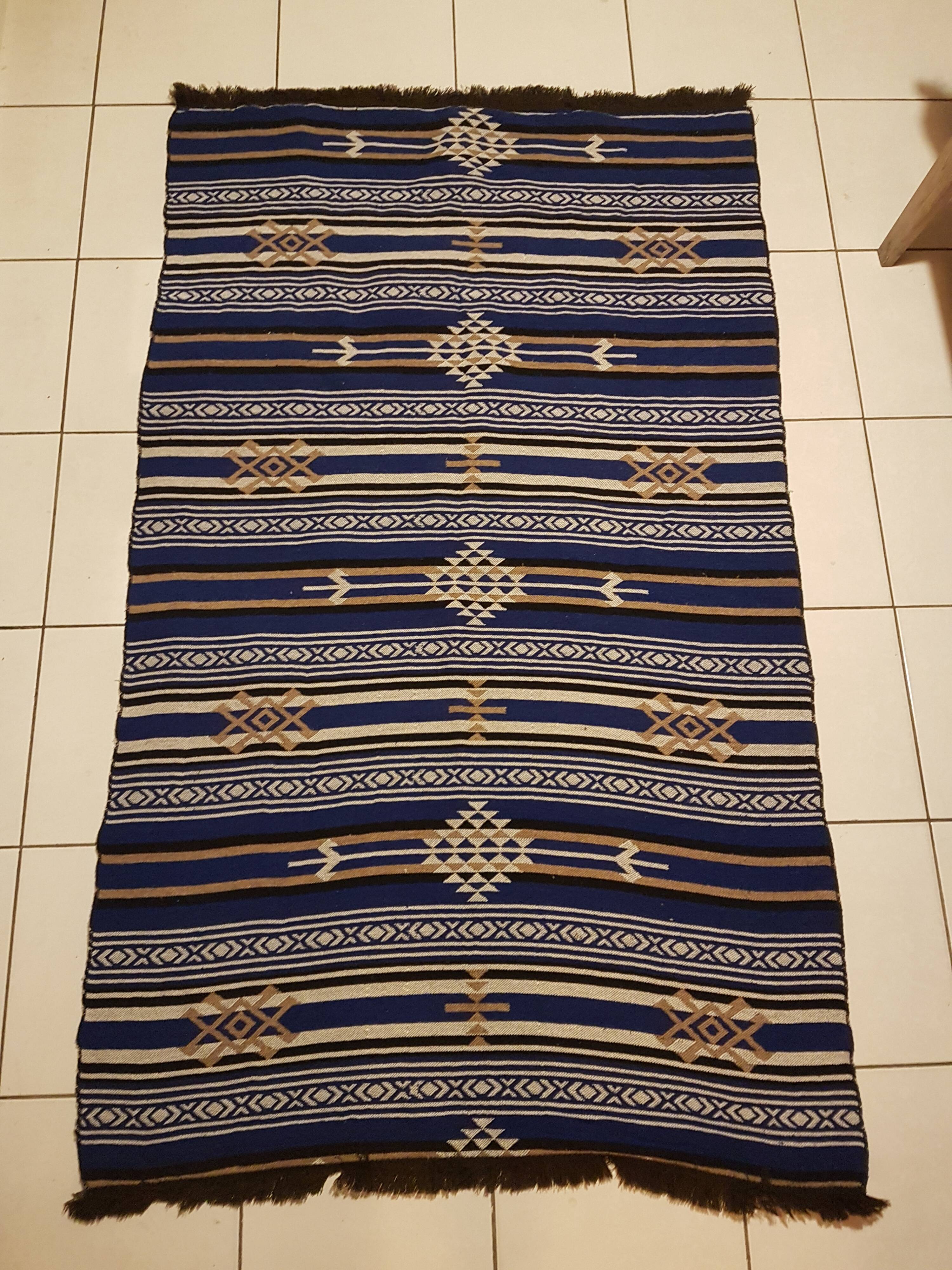 Aztec kilim carpet 99x183cm