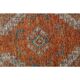 Vintage Turkish Hand-Knotted Wool Cotton Orange Area Rug 150x333