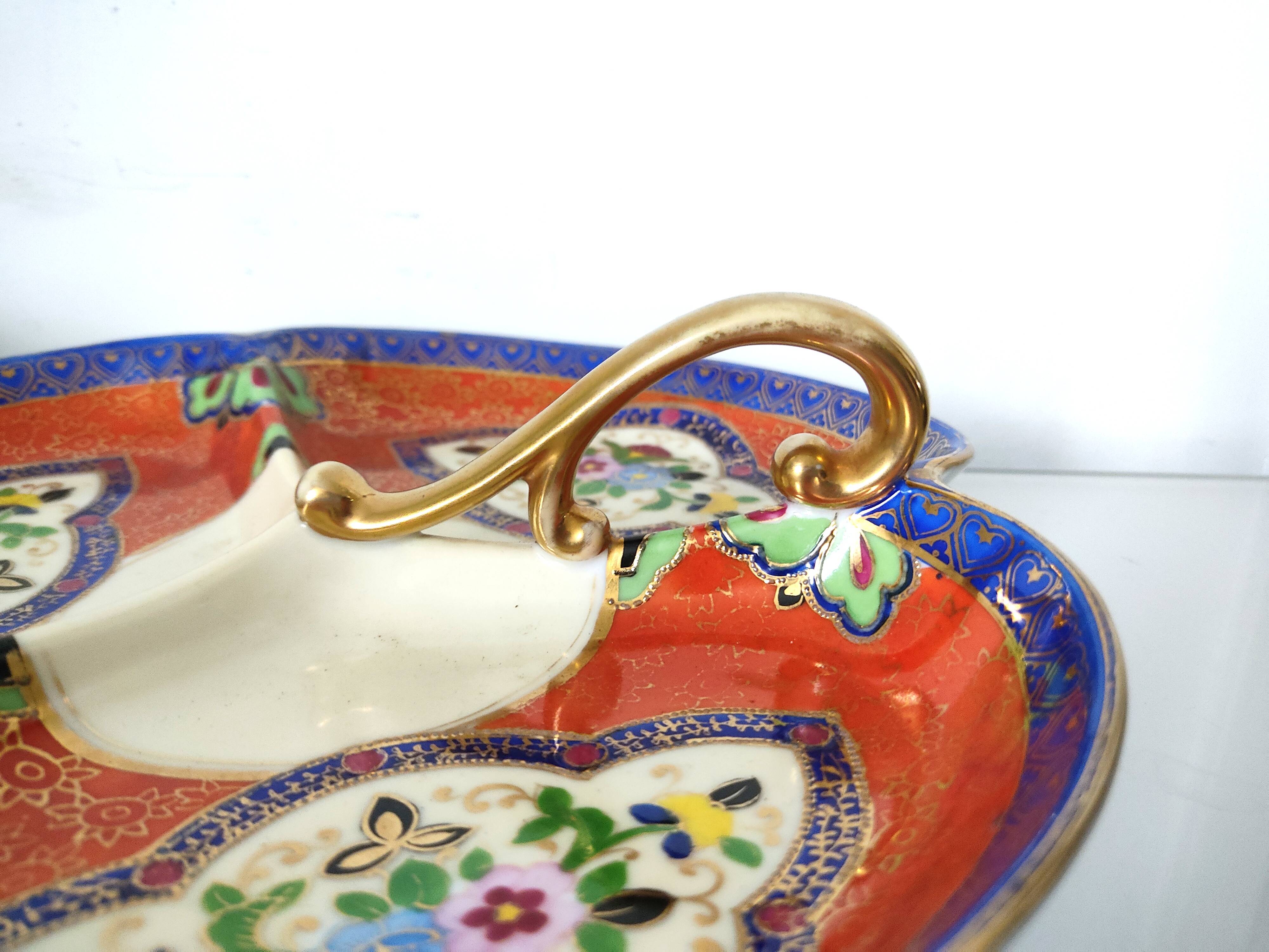 Two Meito China Japanese porcelain dishes