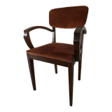 Vintage bridge armchair art Deco
