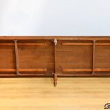 Important Community Table in Oak and Walnut – Late 19th Century