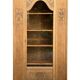 Armoire parisienne vitrée art déco bois brut 1930