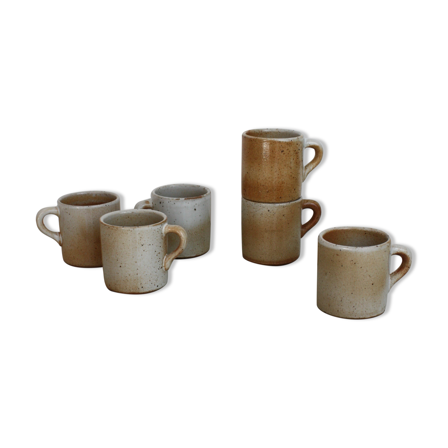 Set of 6 cups Grès du Marais