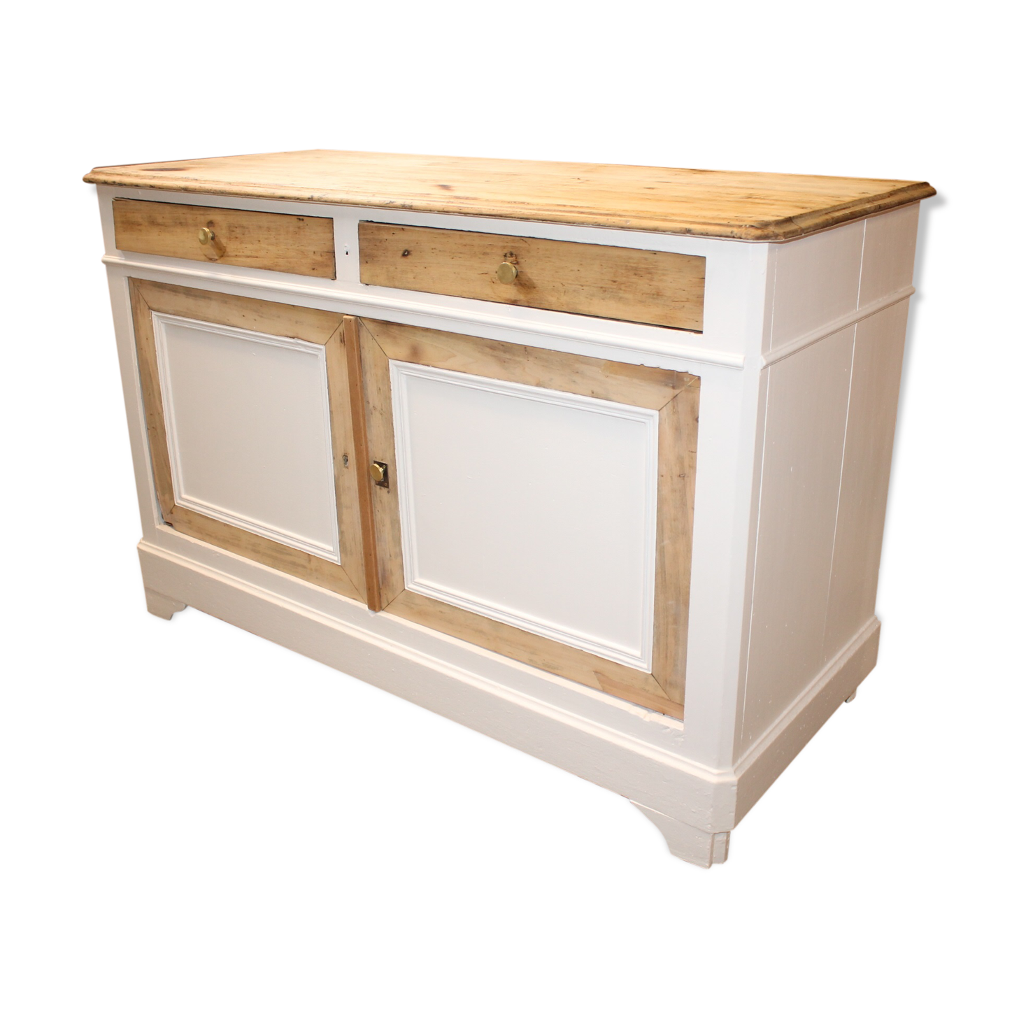 Buffet rustique blanc