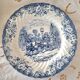 Mismatched antique dinner plates