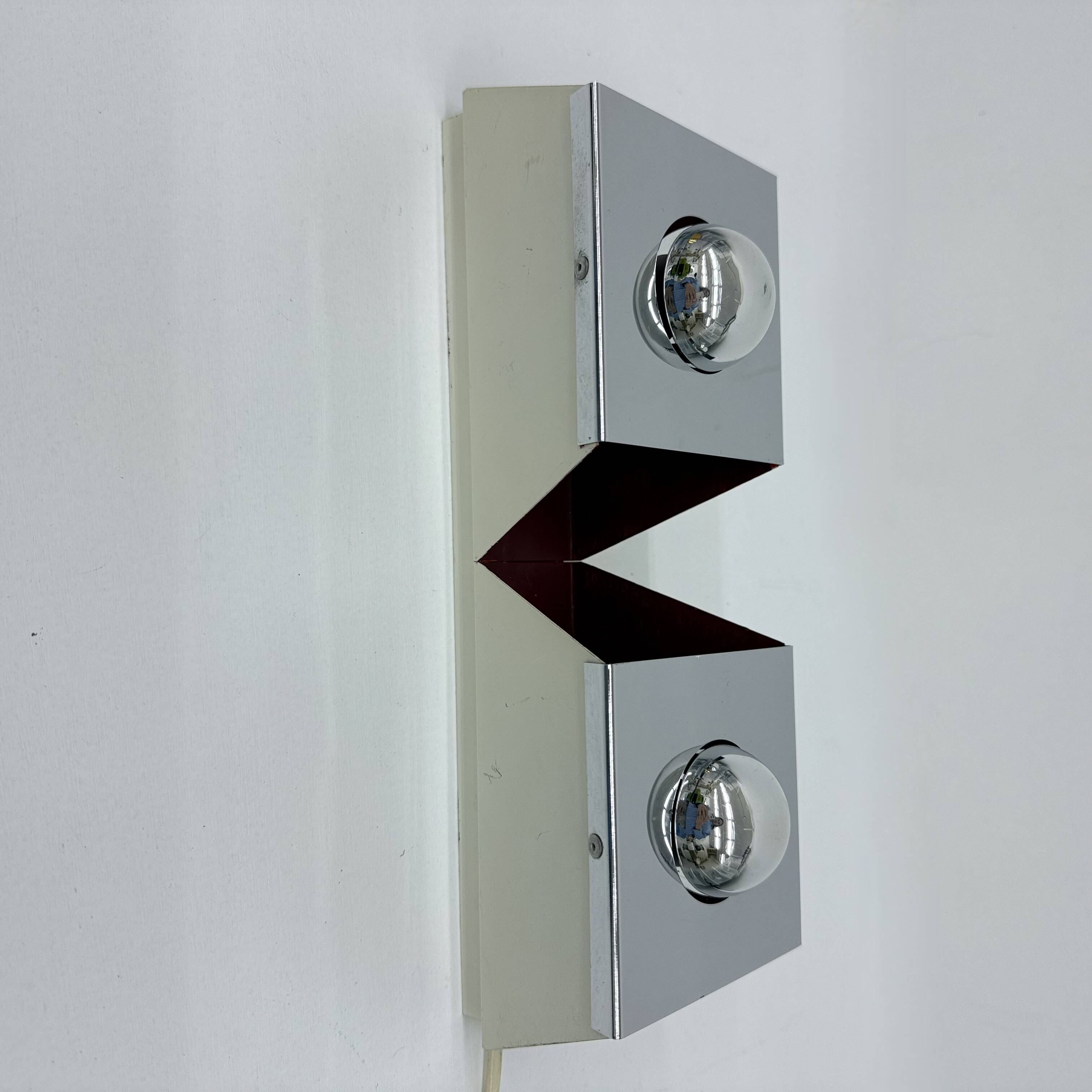 Vintage wall lamp space age , 1970s