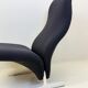 "Concorde" armchair in navy blue by Pierre Paulin, 1960s