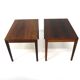 Set de 2 tables d'appoint scandinave en palissandre, Suède, 1960