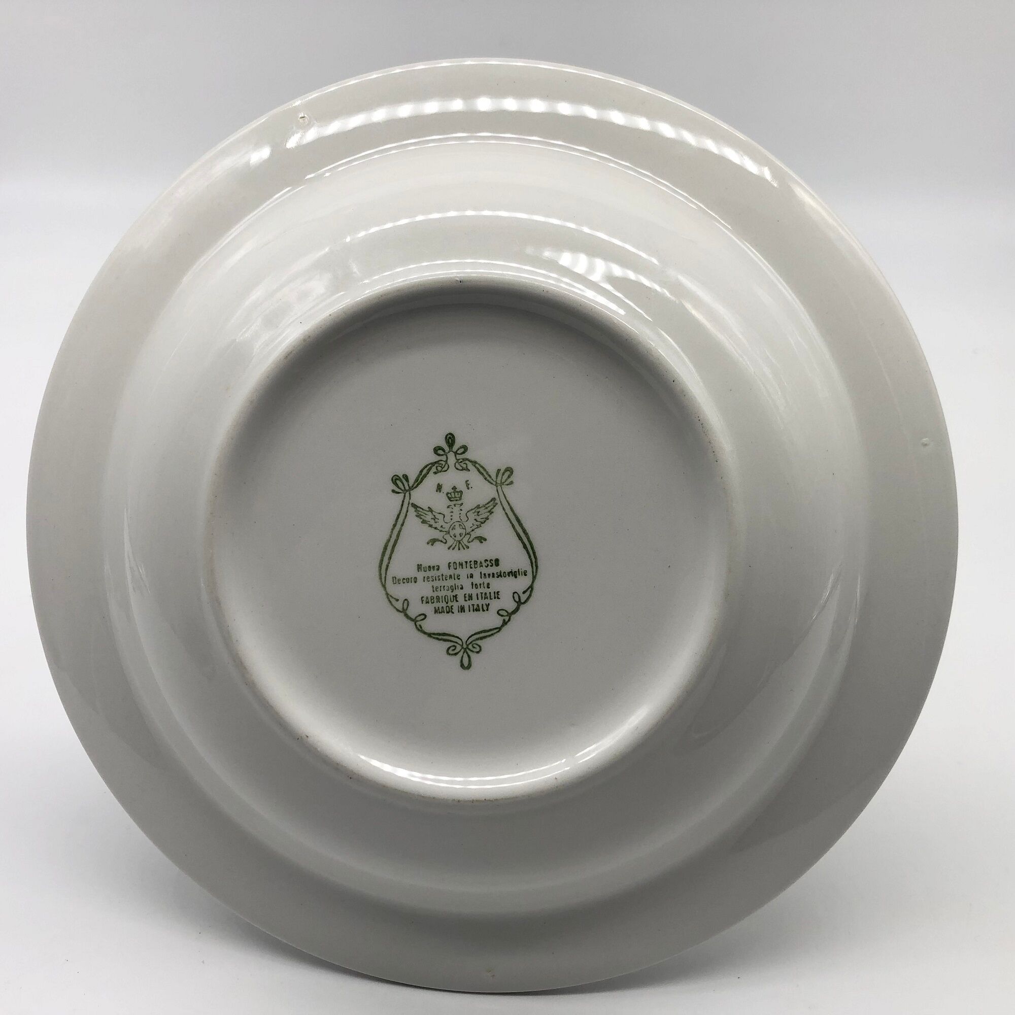 6 assiettes creuses “ nuova fontebasso”, italie