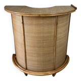 Vintage rattan bar
