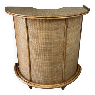 Vintage rattan bar