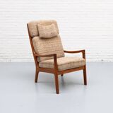 Senator Highback Armchair by Ole Wanscher for Cado Denmark