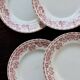6 vintage ironstone dinner plates - Moulin des Loups - Athens pattern