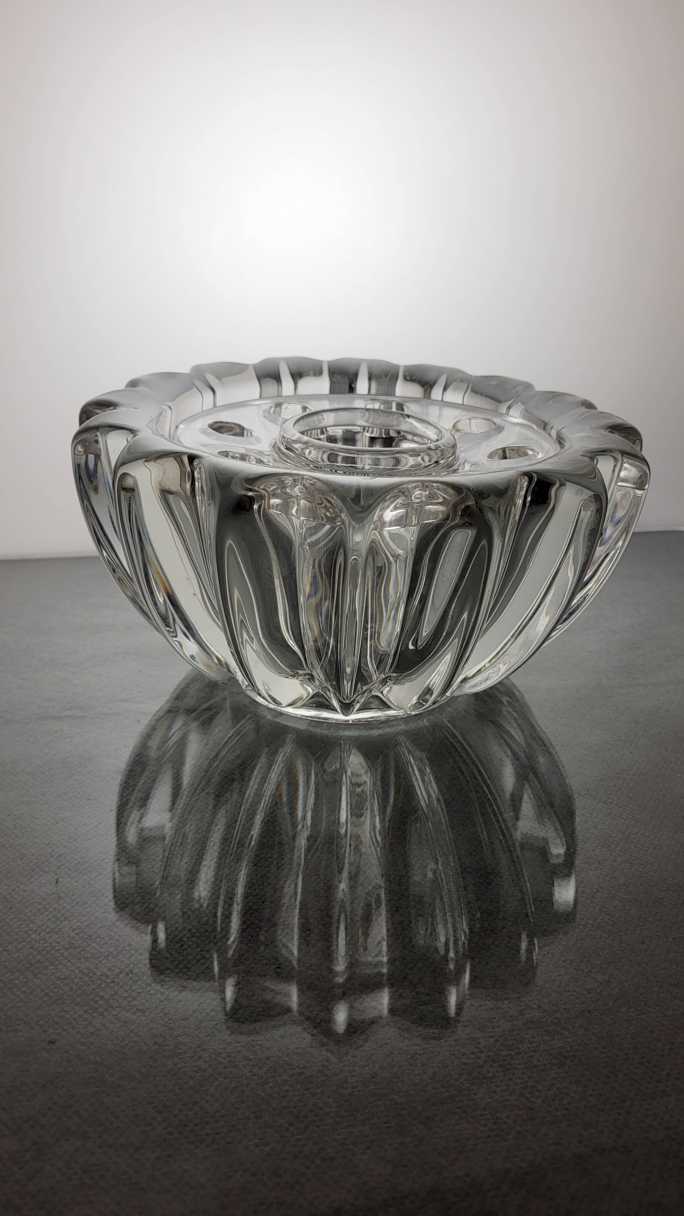 Pique Flowers Vase in crystal P. D'avesn