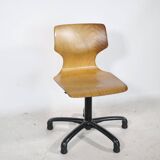 Vintage Workshop Chair 1970s  Shell Chair