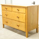 Commode des années 70 en pin 4 tiroirs 1m de large