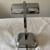 Chrome metal desk lamp