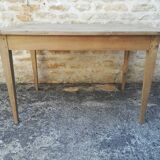 One drawer farm table