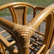 Bamboo rattan magazine holder