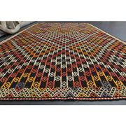 Vintage Turkish Oushak Handmade Wool Cotton Brown Area Rug 180x291