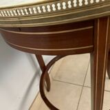 Louis XVI style healing in mahogany over marble has gallery 20th century