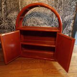 Rattan shelf