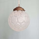 Art Deco satin glass pendant light, 1920s-30s