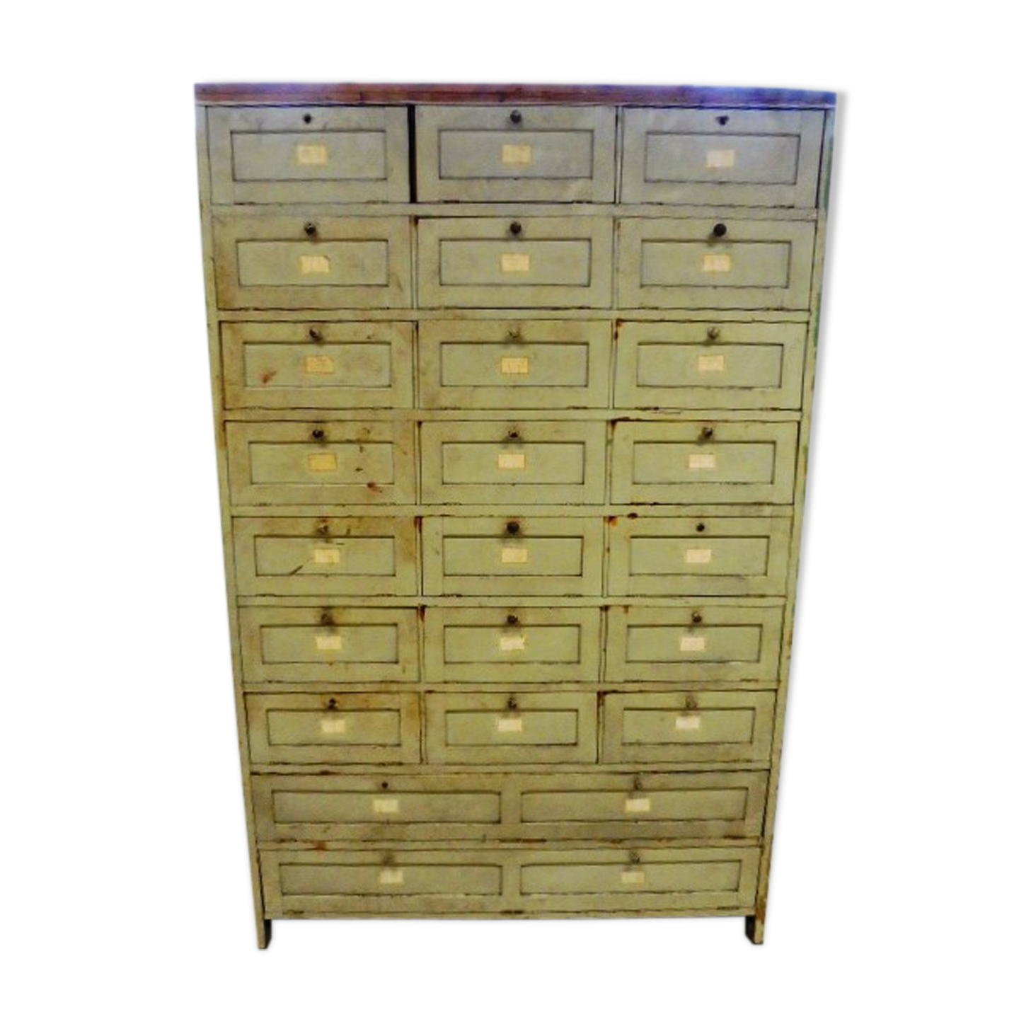 Clamshell cabinet haberdashery 1920
