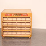 Haberdashery cabinet 'tubor tubca' by porey & fils - belgium 1950's