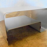Folded aluminum coffee table, 1970