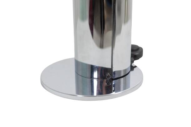 Stilnovo. Polished stainless steel floor lamp. 1970s. LS5913589A